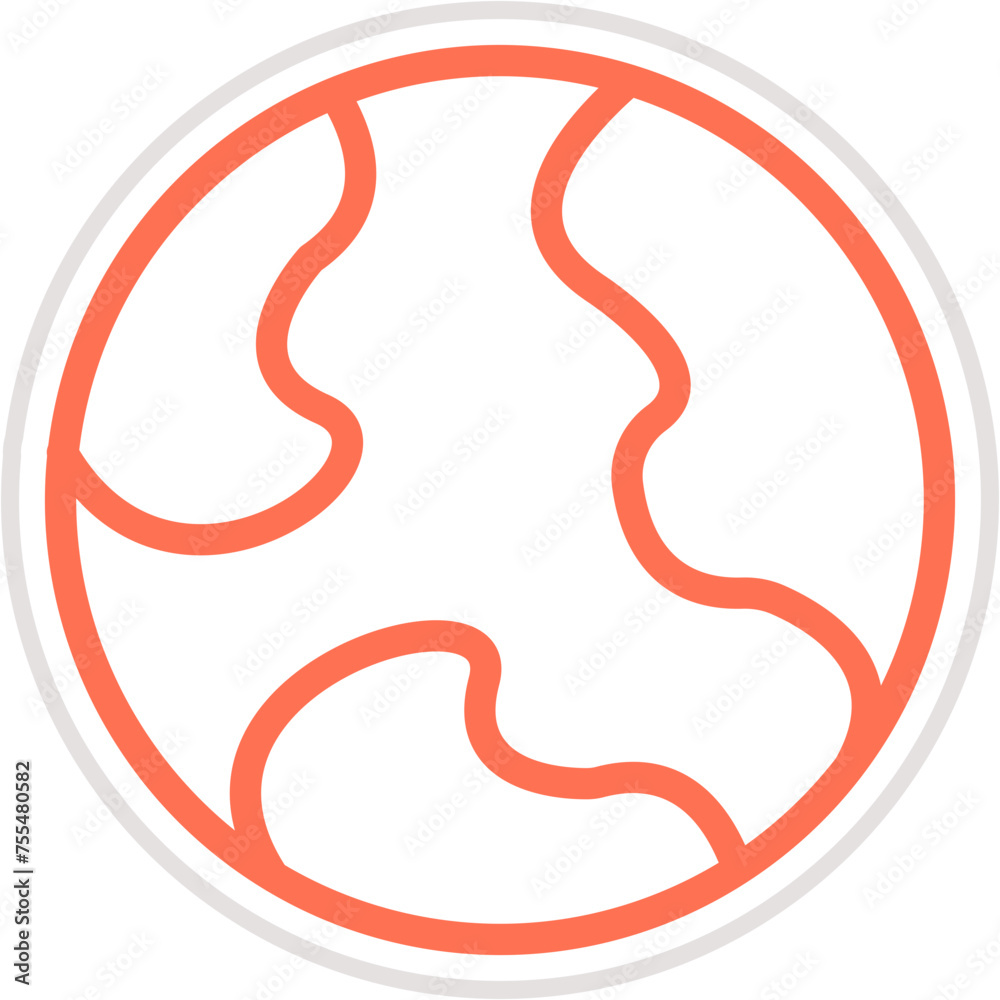 Earth Vector Icon Design Illustration