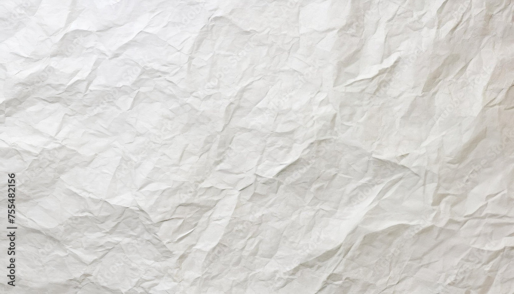 Crumpled white paper texture background Crumpled white paper texture background