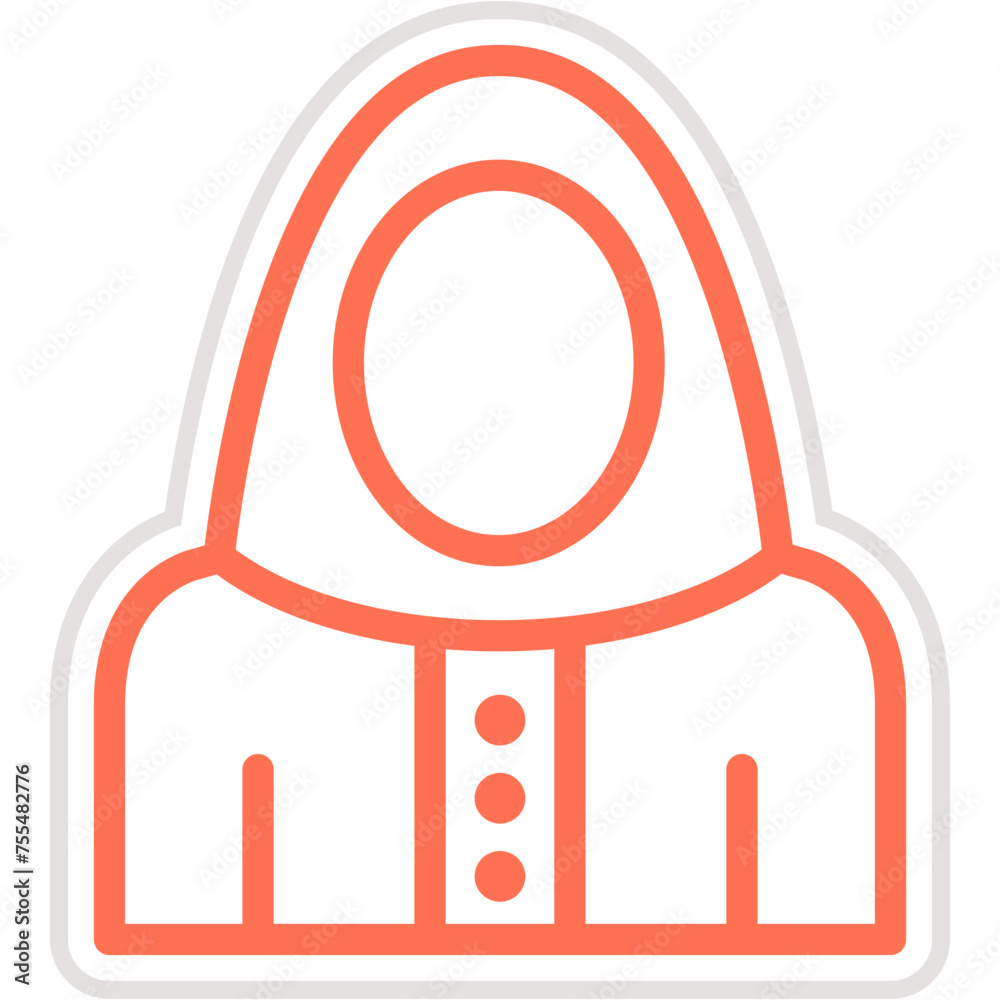 Niqab Vector Icon Design Illustration Niqab Vector Icon Design Illustration