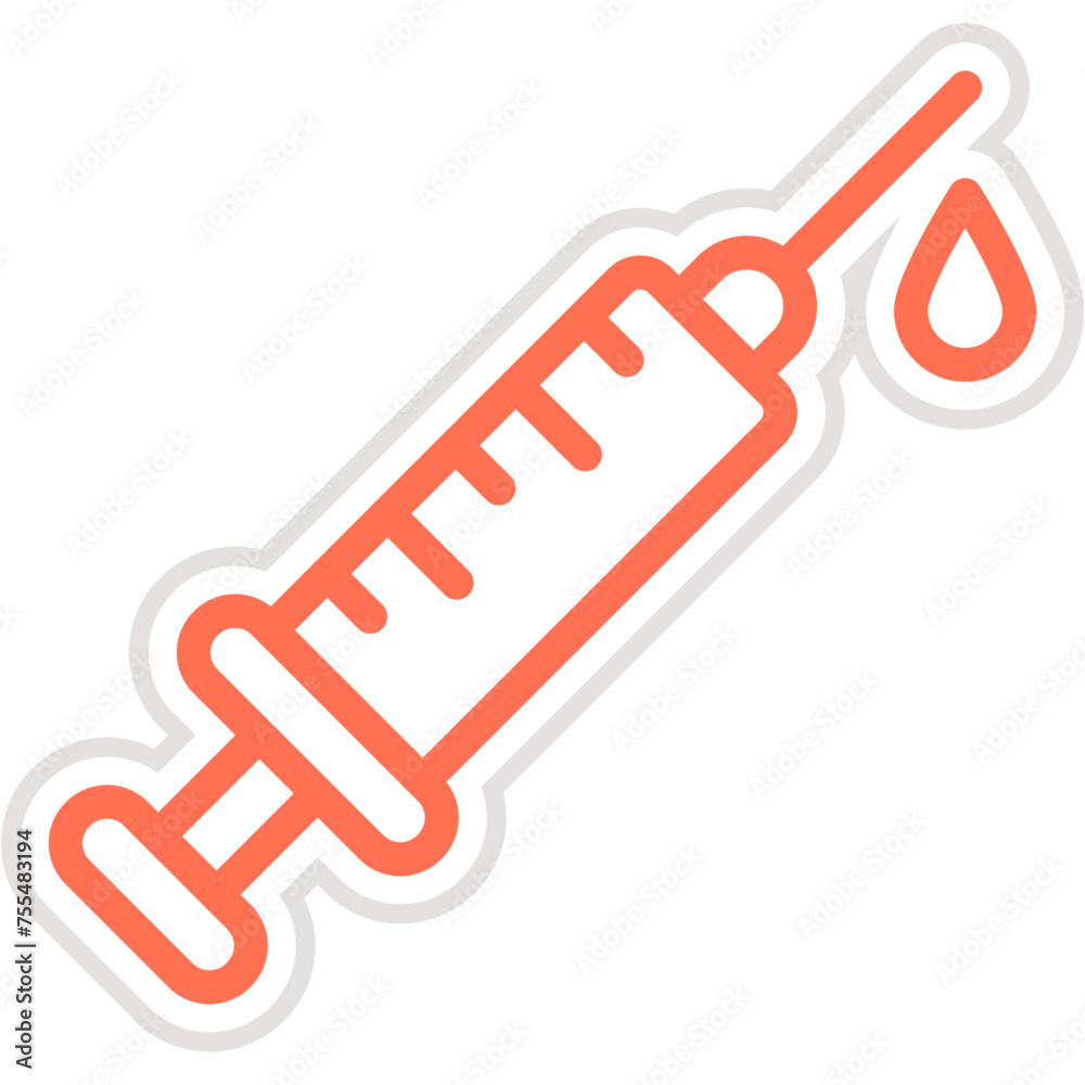 Syringe Vector Icon Design Illustration Syringe Vector Icon Design Illustration