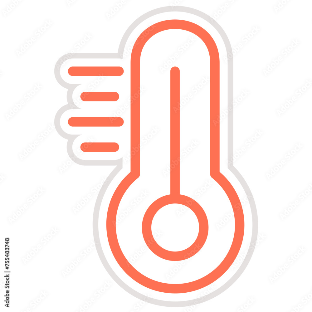 Thermometer Vector Icon Design Illustration Thermometer Vector Icon Design Illustration