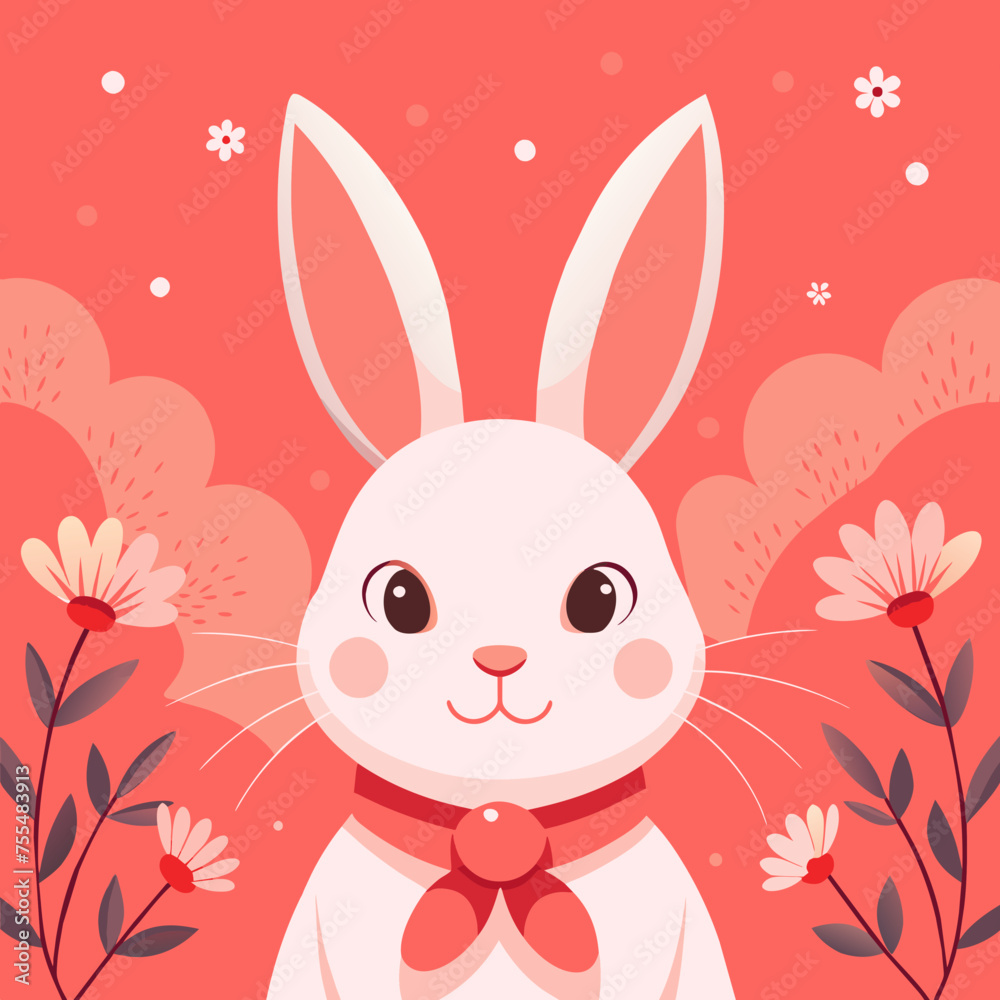 easter bunny illustration