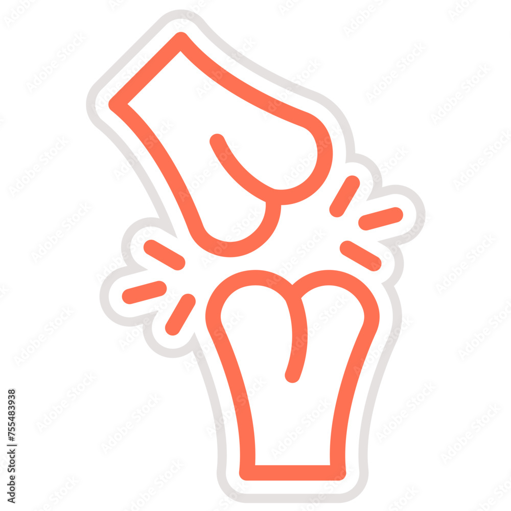 Obraz premium Joint Vector Icon Design Illustration