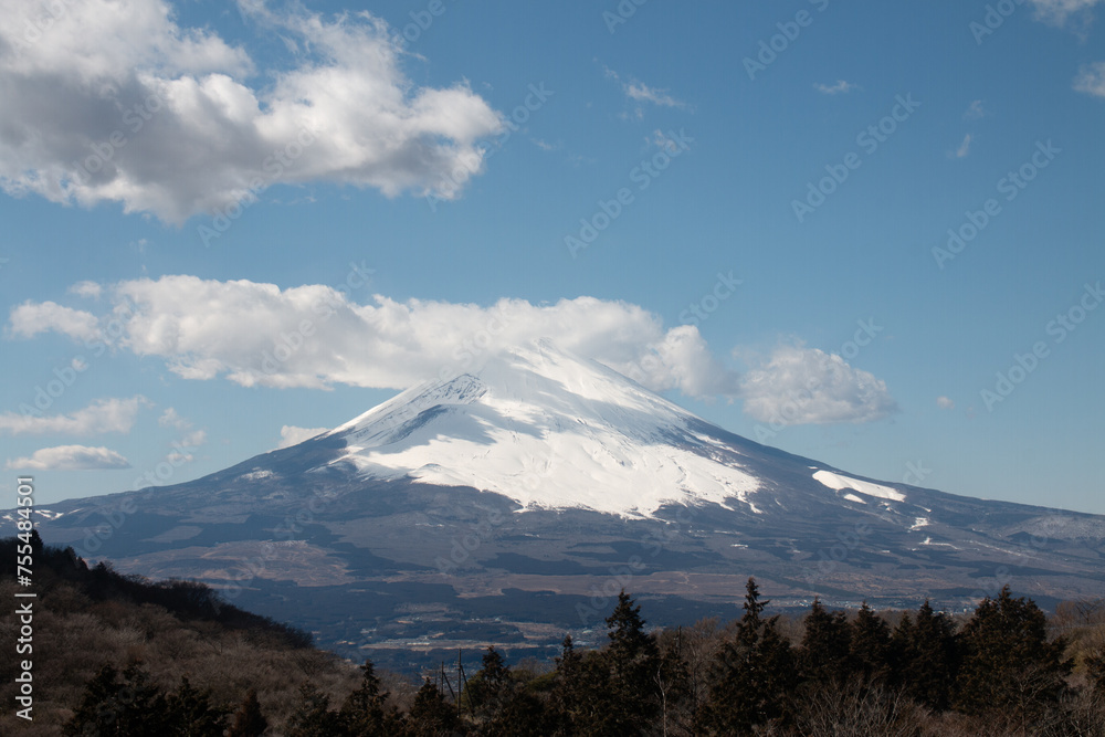 Obraz premium 晴天の富士山