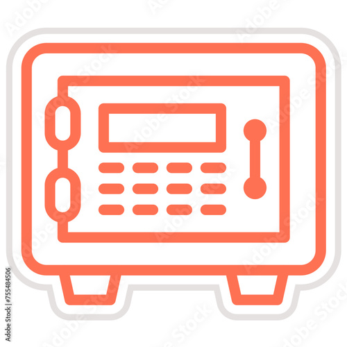 Safe box Vector Icon Design Illustration