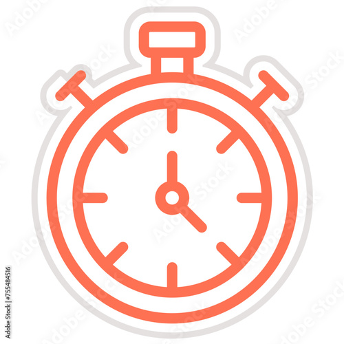 Stop watch Vector Icon Design Illustration
