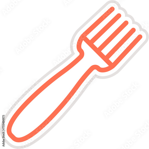 Fork Vector Icon Design Illustration