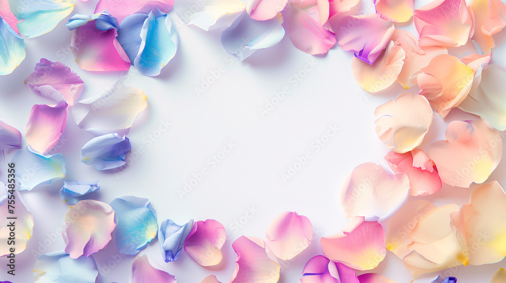 Dreamy Pastel Flower Petals