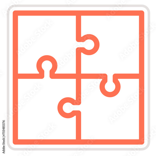 Puzzle Vector Icon Design Illustration