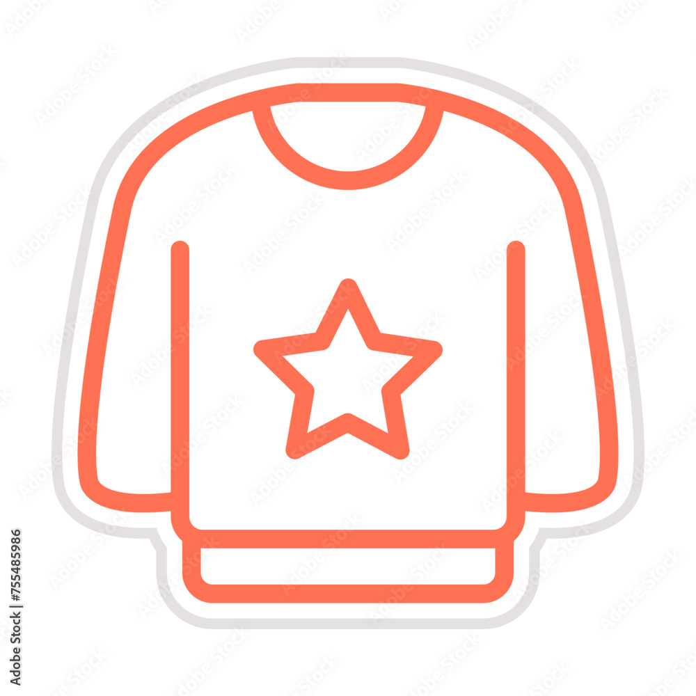 Sweater Vector Icon Design Illustration Sweater Vector Icon Design Illustration