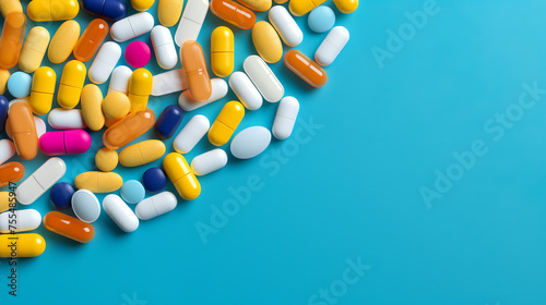 a look at different types of colored drugs and pills