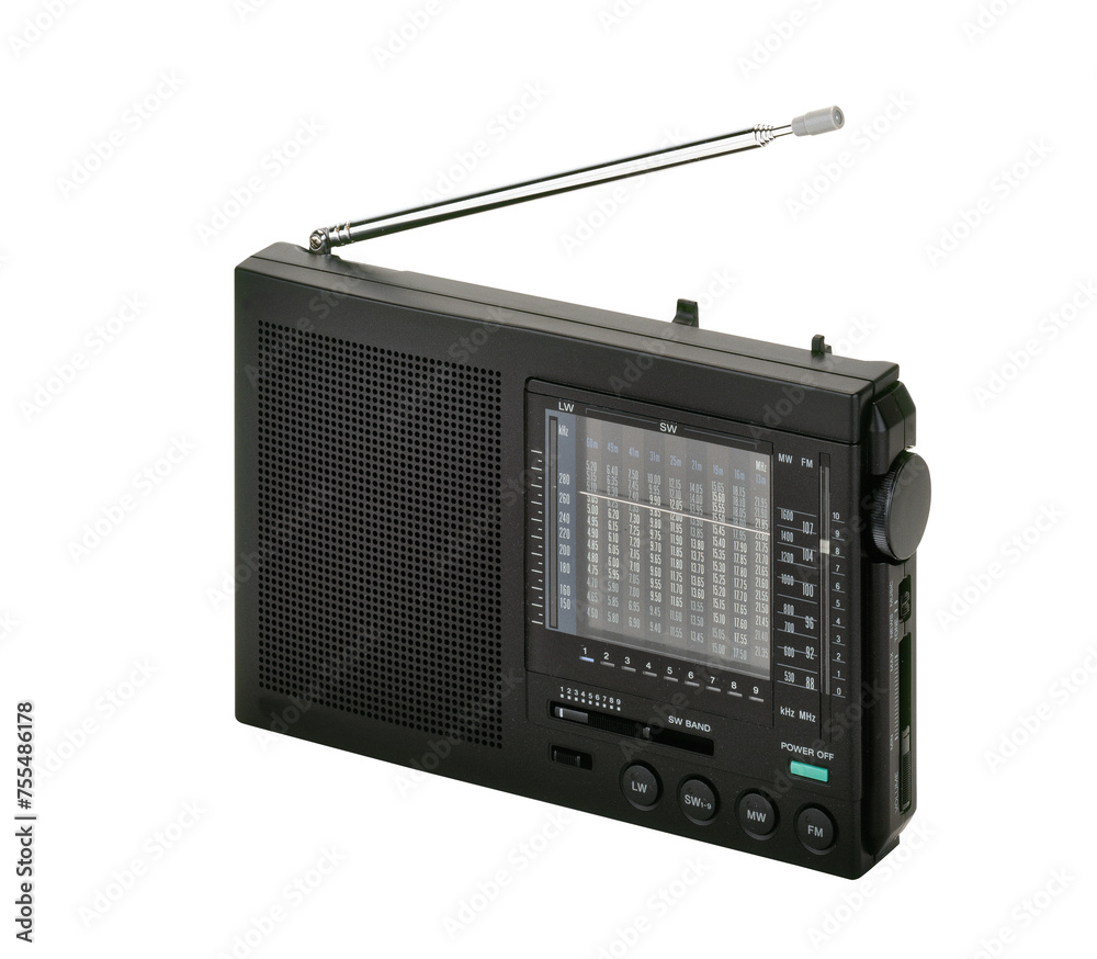 Old vintage radio receiver