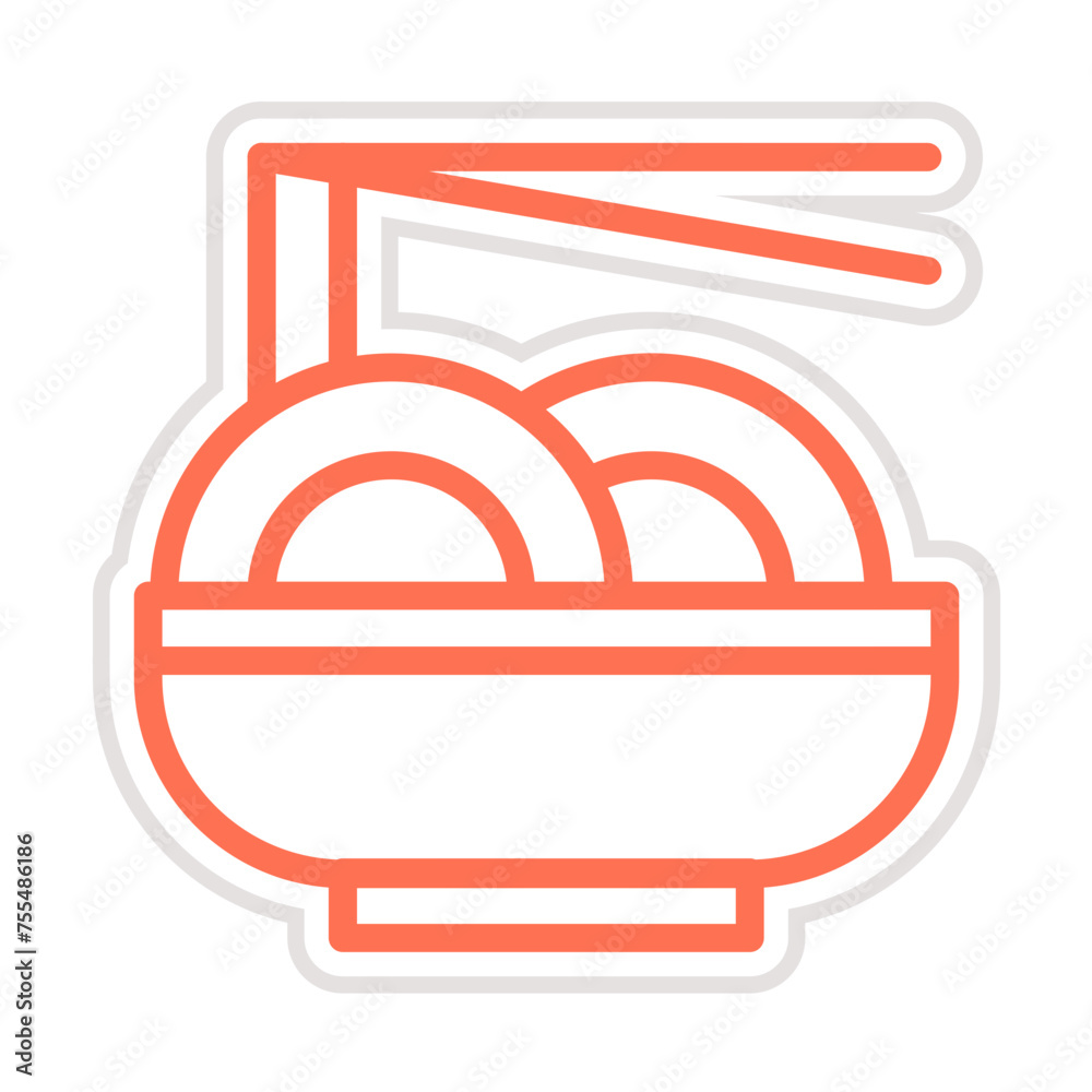 Noodle Vector Icon Design Illustration Noodle Vector Icon Design Illustration