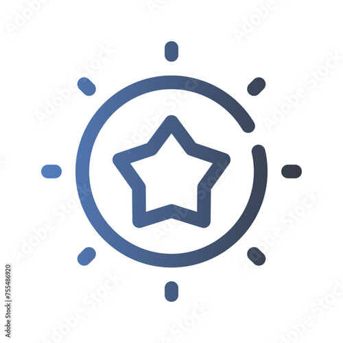 star gradient icon