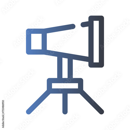 telescope gradient icon