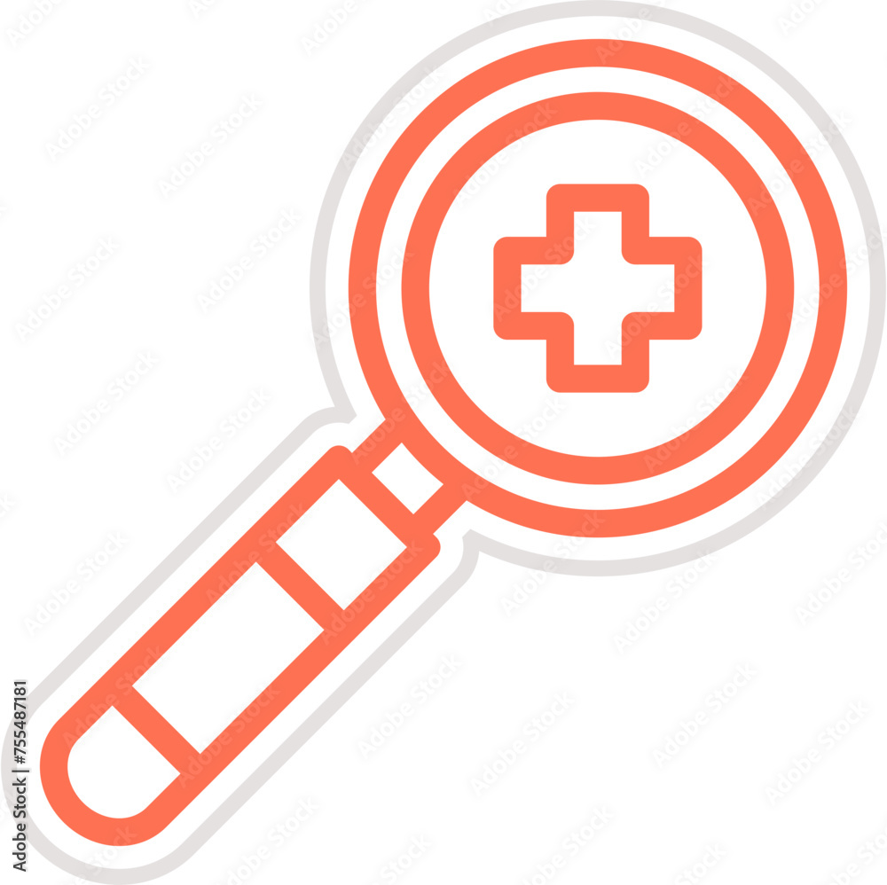 Fototapeta premium Research Vector Icon Design Illustration