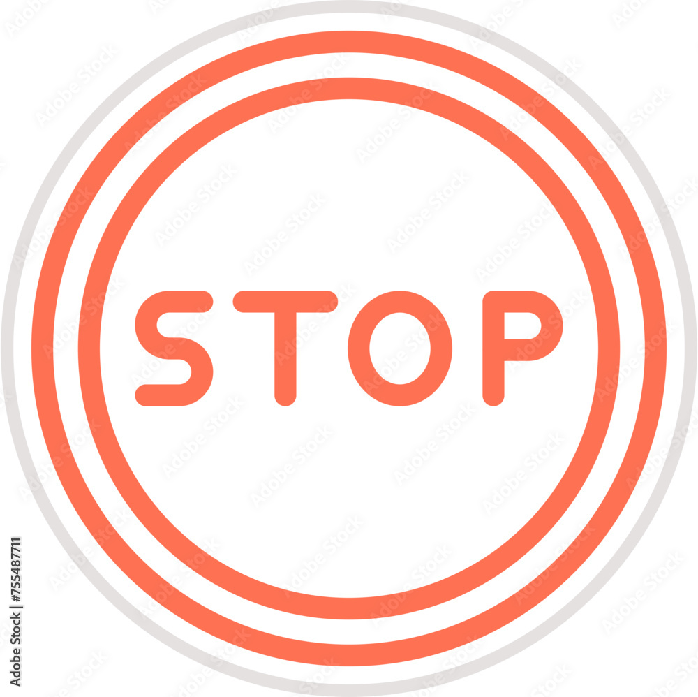 Stop Vector Icon Design Illustration Stop Vector Icon Design Illustration