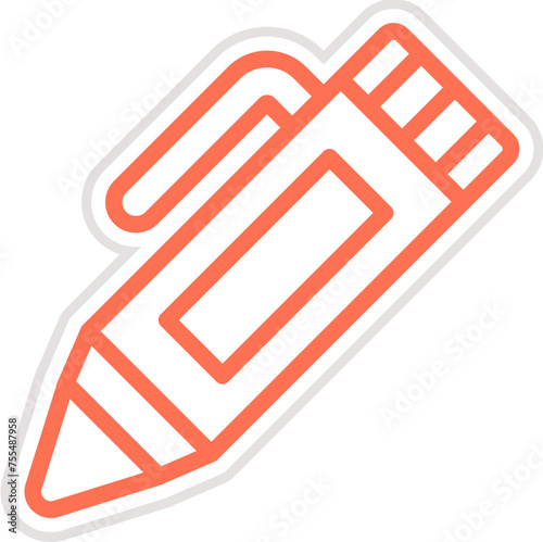 Marker Vector Icon Design Illustration