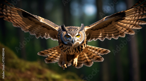 A bird of prey from the Accipitridae family the owl © Gefer