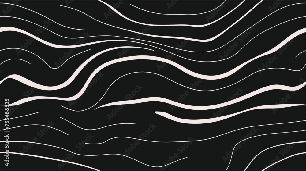 Optical art background. Vector illustration. Modern poster design. Abstract background. Topographic map lines background. Vector print. Seamless.