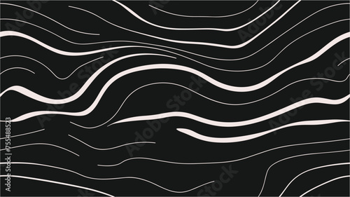 Optical art background. Vector illustration. Modern poster design. Abstract background. Topographic map lines background. Vector print. Seamless.