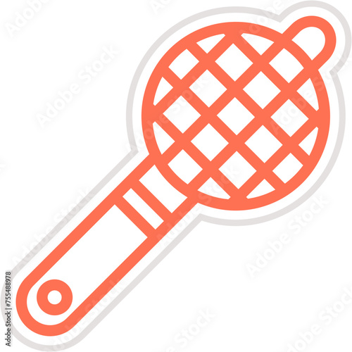 Tea Strainer Vector Icon Design Illustration