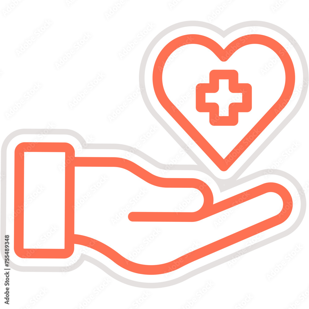 Obraz premium Health Vector Icon Design Illustration