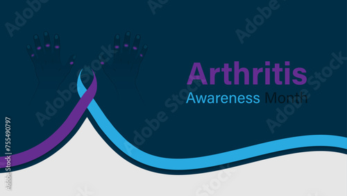 National arthritis awareness month vector design