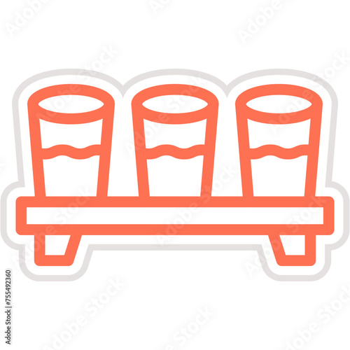 Shots Vector Icon Design Illustration