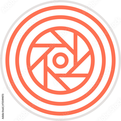 Diafragma Vector Icon Design Illustration