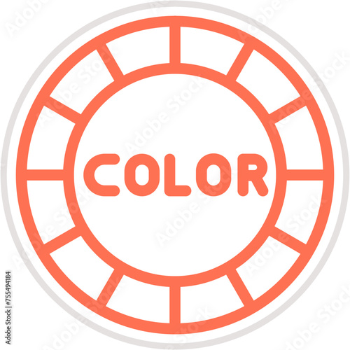 Color Vector Icon Design Illustration