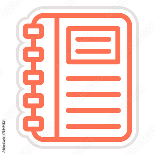 Planner Vector Icon Design Illustration