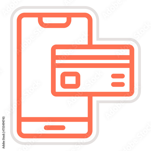 Card Payment Vector Icon Design Illustration