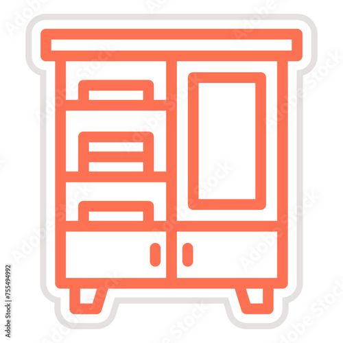 Dressing Room Vector Icon Design Illustration
