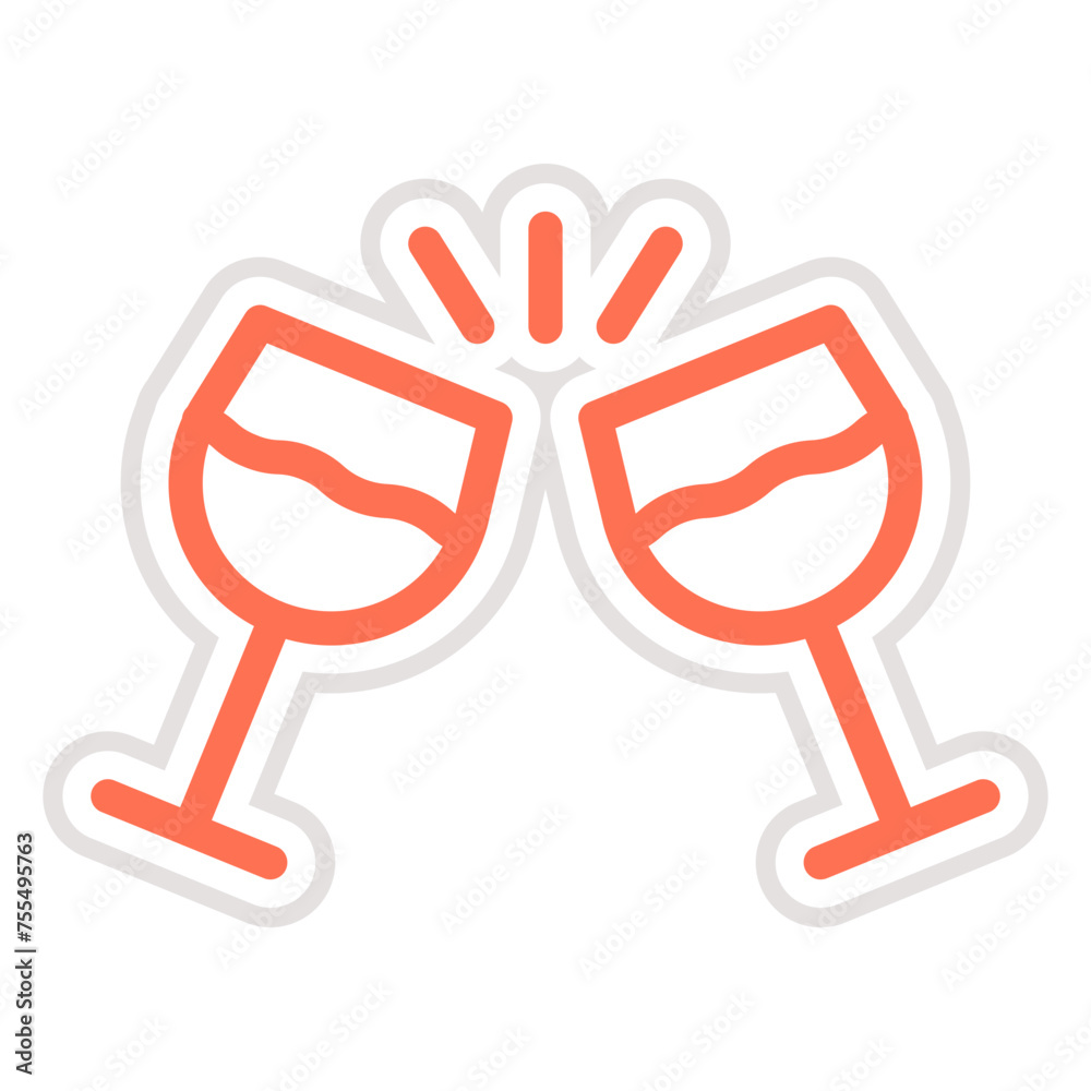 Toast Vector Icon Design Illustration Toast Vector Icon Design Illustration
