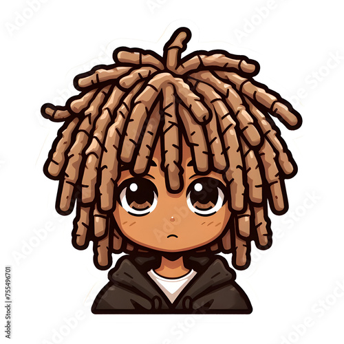 Cute dreaded hair boy