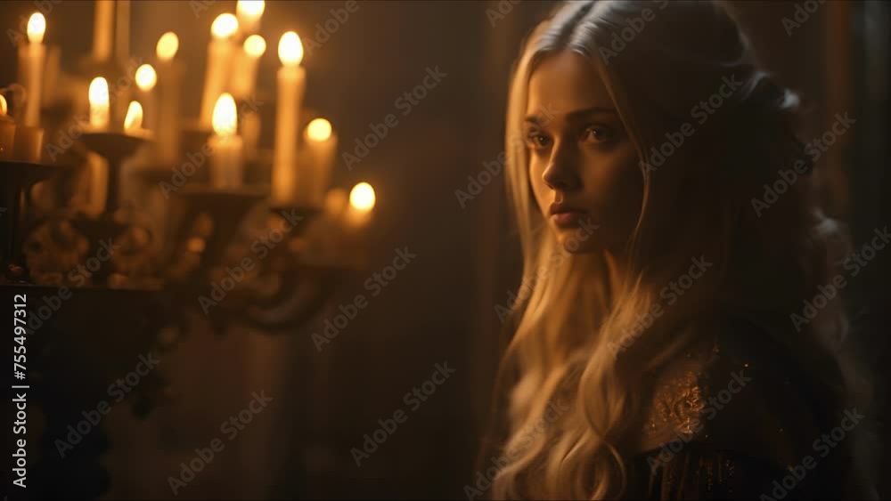 Beautiful queen. Fantasy medieval background. The concept of medieval history, life and culture. Ai-generated. Beautiful queen. Fantasy medieval background. The concept of medieval history, life and culture. Ai-generated.