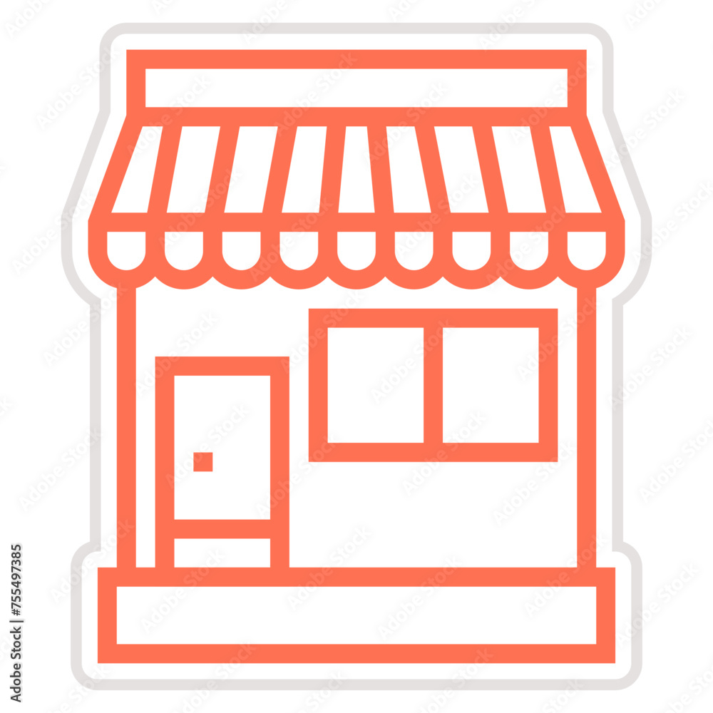 Store Vector Icon Design Illustration