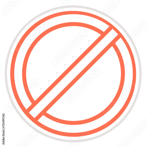 Do not disturb Vector Icon Design Illustration
