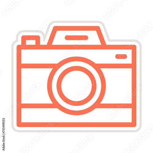 Camera Vector Icon Design Illustration