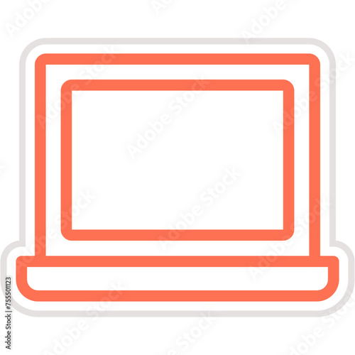 Wallpaper Mural Laptop Vector Icon Design Illustration Torontodigital.ca