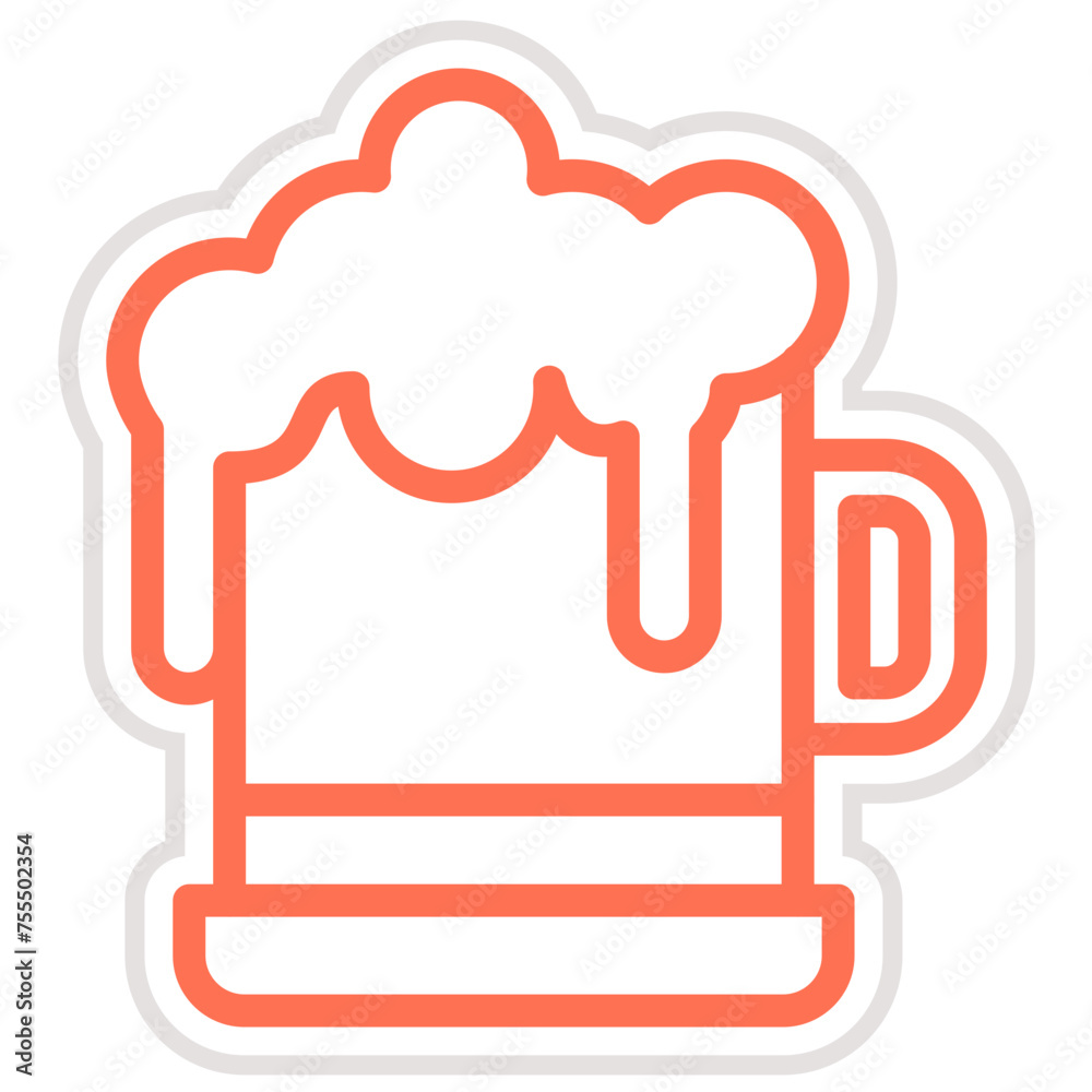 Beer Vector Icon Design Illustration Beer Vector Icon Design Illustration