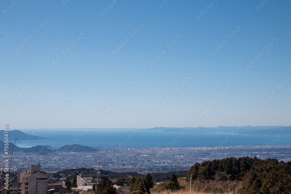 晴天の海景色