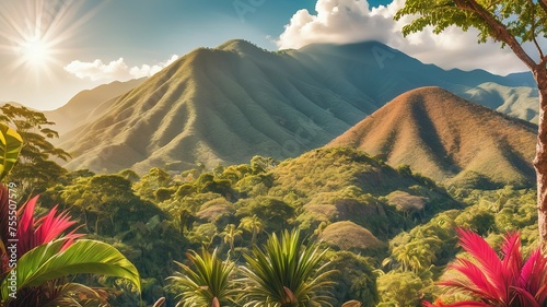 Mountains in Mexico photo