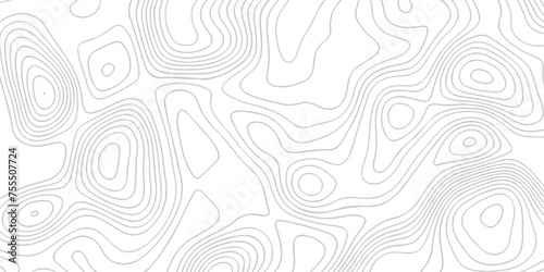 Black and white lines seamless Topographic map patterns, topography line map. Vintage outdoors style. The stylized height of the topographic map contour in lines and contours isolated on transparent.