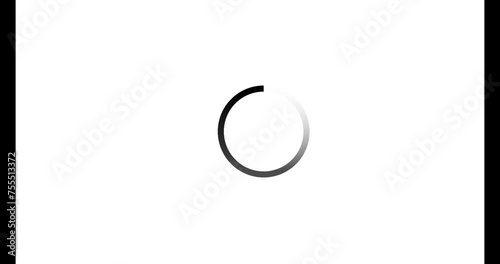 animation of the page loading process