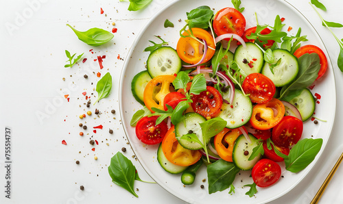 Refreshing Summer Greens: Nutritious Vegetable Salad
