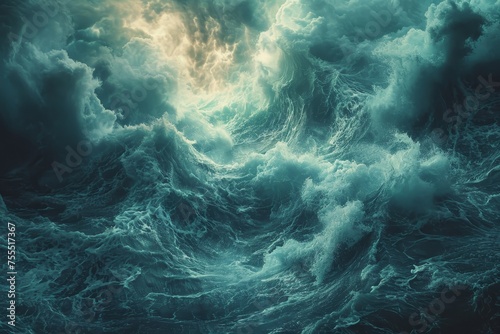 Chaotic Oceanic Swirls © Louis Deconinck