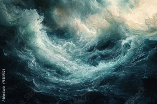 Chaotic Oceanic Swirls