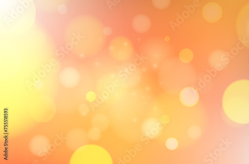 Abstract background with bokeh, abstract orange background